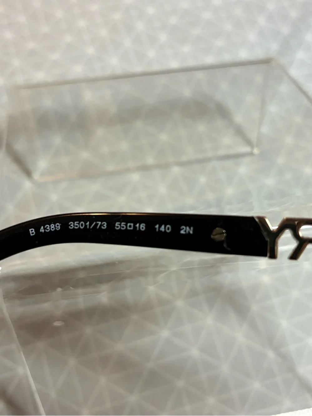 NWT Burberry Joni BE4389 Logo Sunglasses FLAW